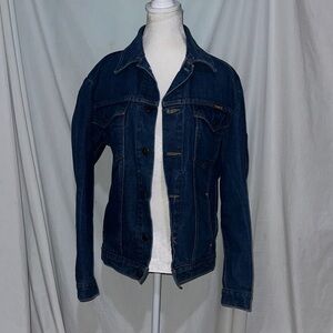 Vans x Wrangler dark wash unlined denim jacket size small - sold out!